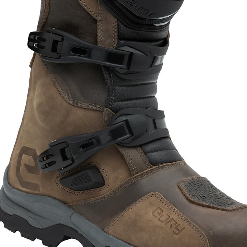 Eleveit X Land ADV E-Dry mootorrattasaapad pruunid