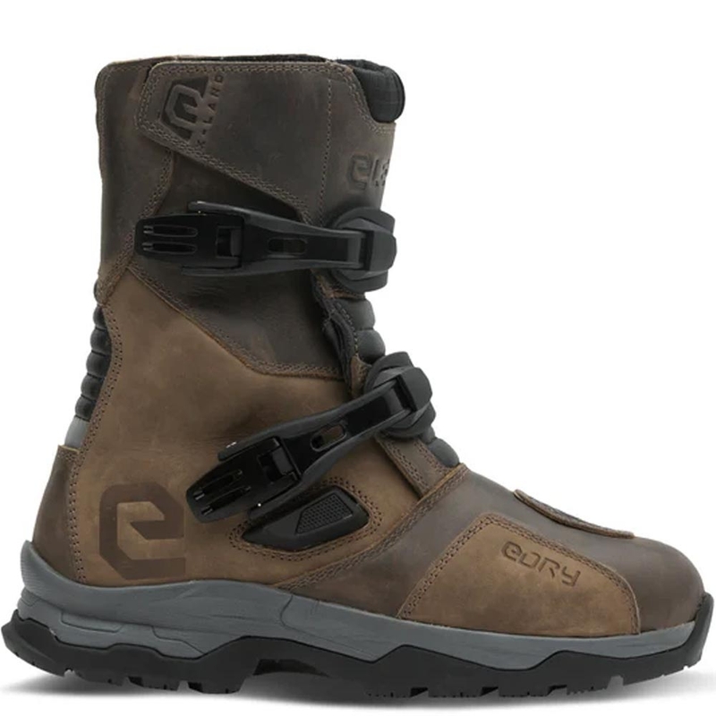 Eleveit X Land ADV Low E-Dry mootorrattasaapad pruunid