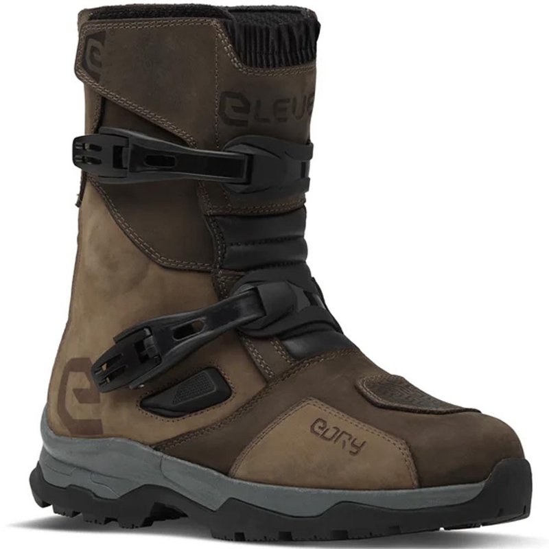 Eleveit X Land ADV Low E-Dry mootorrattasaapad pruunid