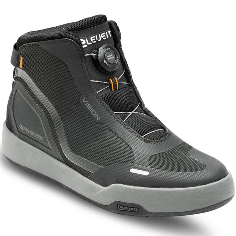 Eleveit Vision E-Dry mootorrattasaapad mustad
