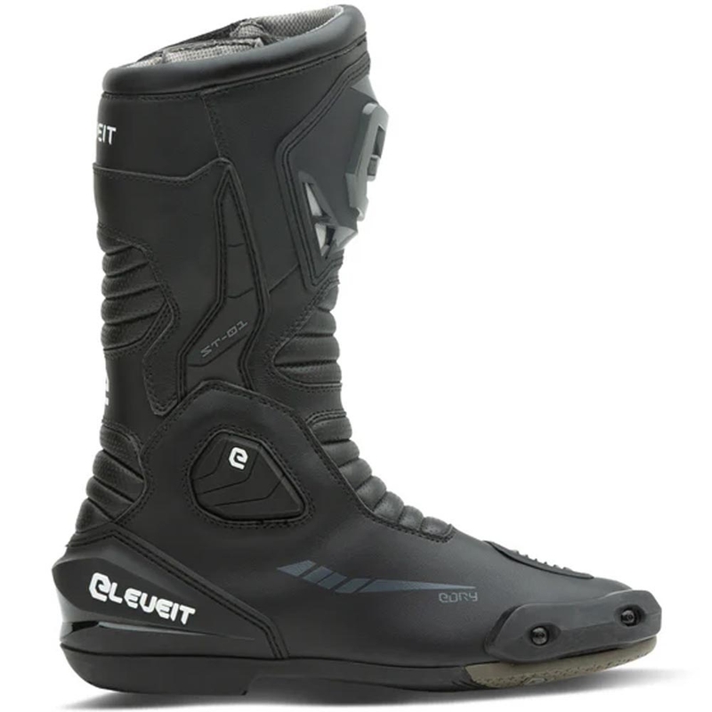 Eleveit ST-01 E-Dry mootorrattasaapad mustad