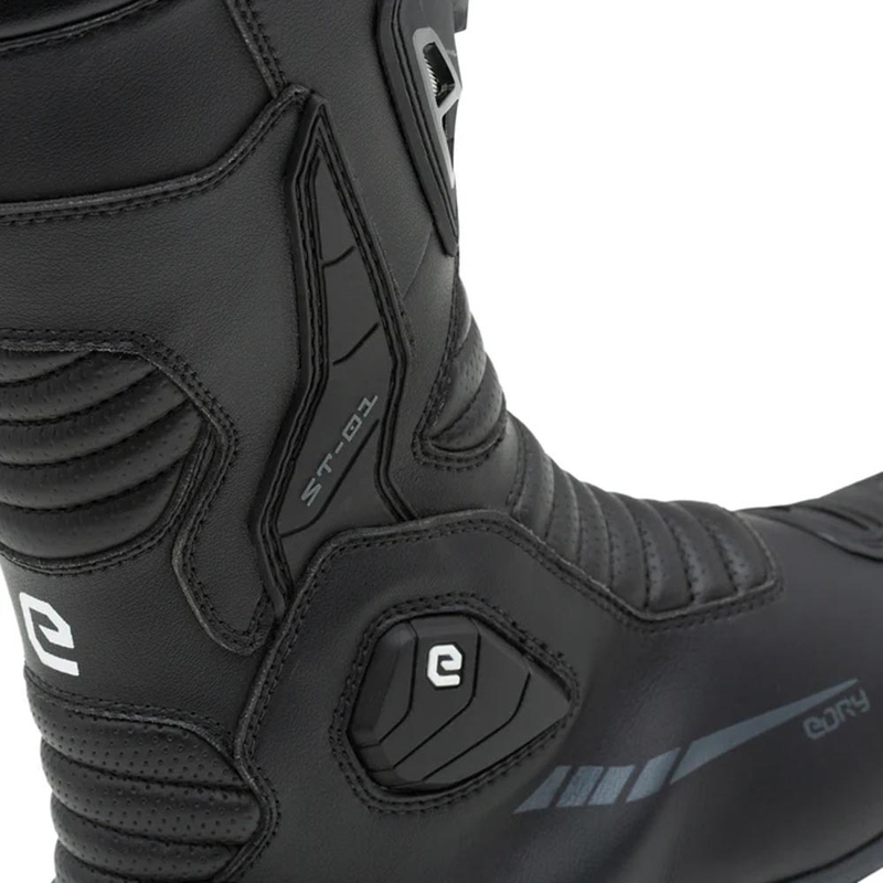 Eleveit ST-01 E-Dry mootorrattasaapad mustad
