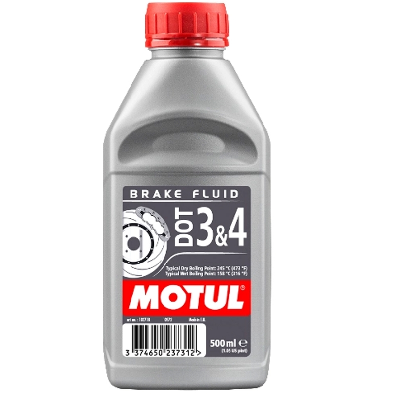 Motul Dot 3 ja 4 pidurivedelik 0,5 l