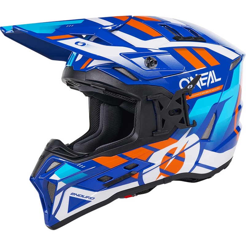 Motokrossi kiiver O´Neal EX-SRS Dust sinine-oranž