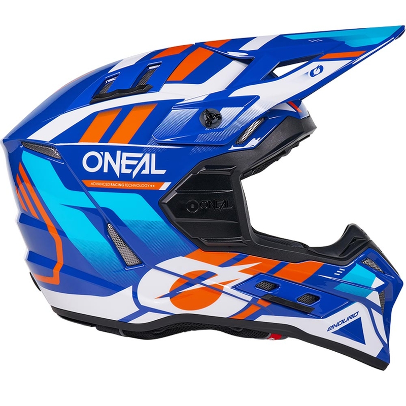 Motokrossi kiiver O´Neal EX-SRS Dust sinine-oranž