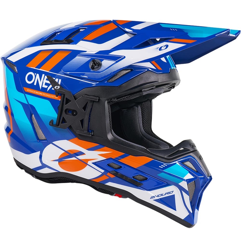 Motokrossi kiiver O´Neal EX-SRS Dust sinine-oranž