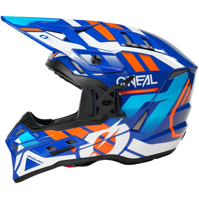 Motokrossi kiiver O´Neal EX-SRS Dust sinine-oranž