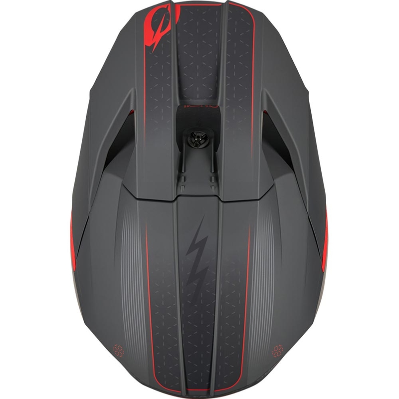 Motokrossi kiiver O´Neal 3SRS E-stroke matt hall-punane