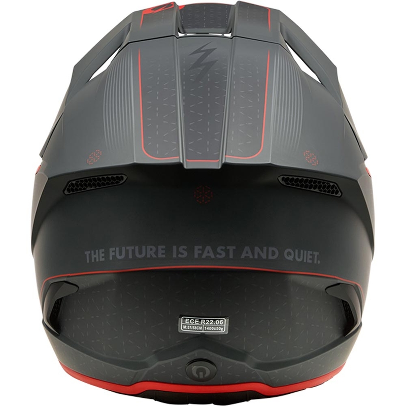 Motokrossi kiiver O´Neal 3SRS E-stroke matt hall-punane