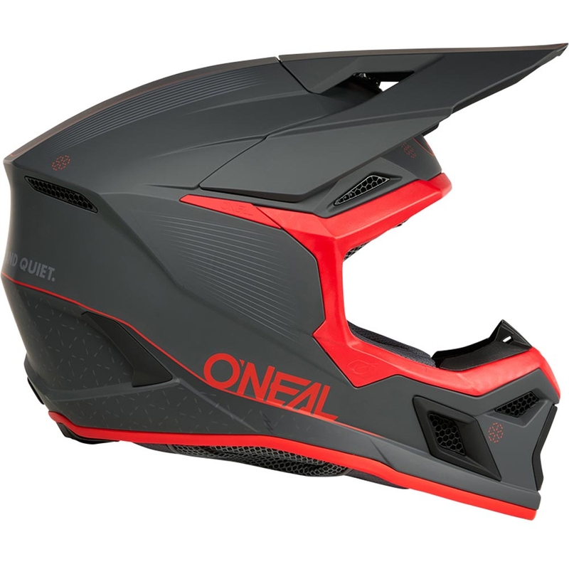 Motokrossi kiiver O´Neal 3SRS E-stroke matt hall-punane