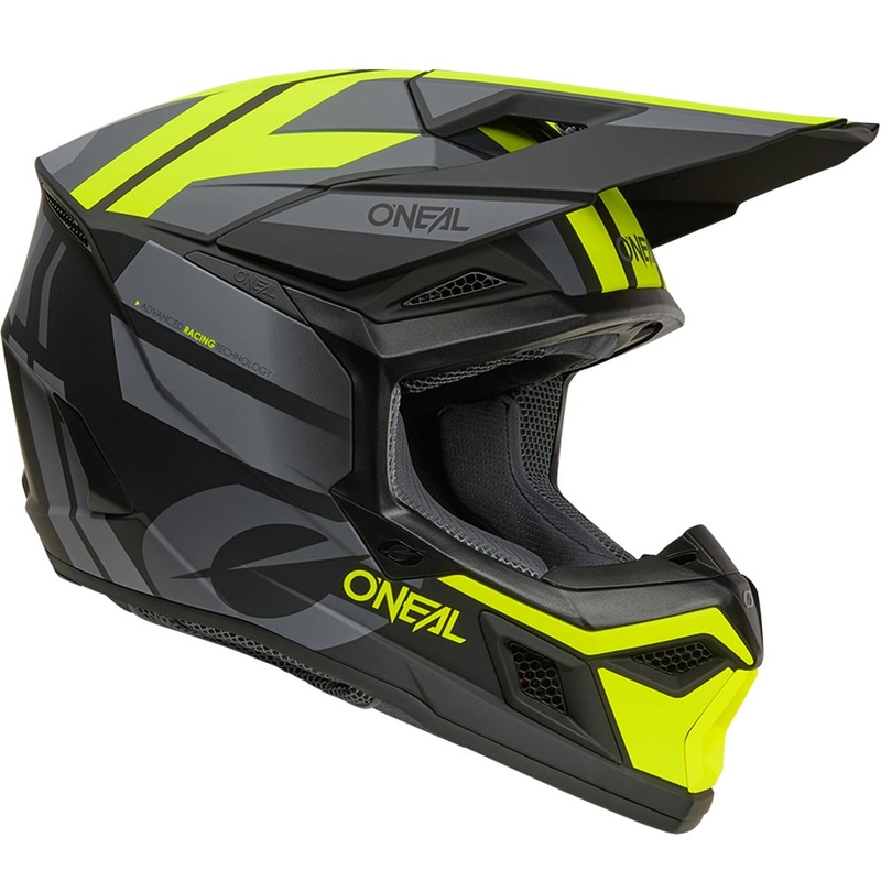 Motokrossi kiiver O´Neal 3SRS Ride matt must-hall-fluorestseeriv kollane