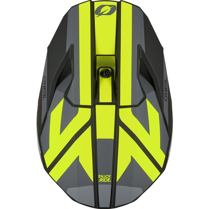 Motokrossi kiiver O´Neal 3SRS Ride matt must-hall-fluorestseeriv kollane