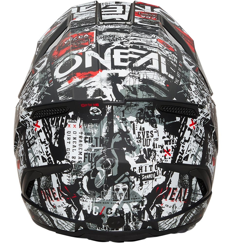 Motokrossi kiiver O´Neal 3SRS Attack matt must-valge