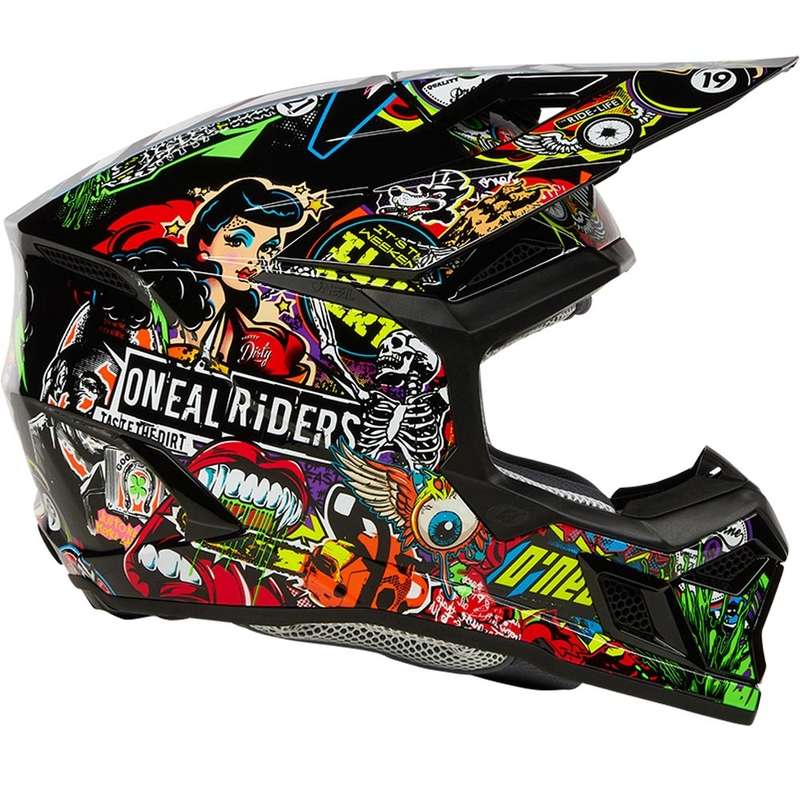 O'Neal 3SRS Crank motokrossi kiiver mitmevärviline