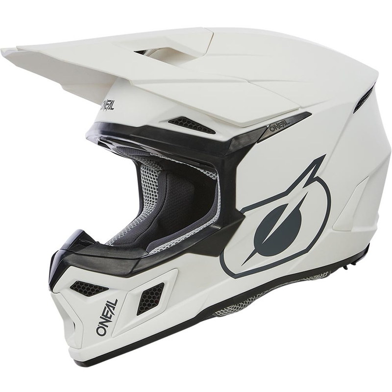 Motokrossi kiiver O´Neal 3SRS Solid mattvalge