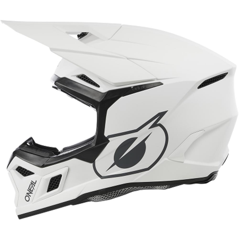 Motokrossi kiiver O´Neal 3SRS Solid mattvalge