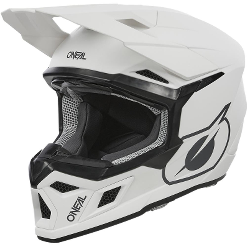 Motokrossi kiiver O´Neal 3SRS Solid mattvalge