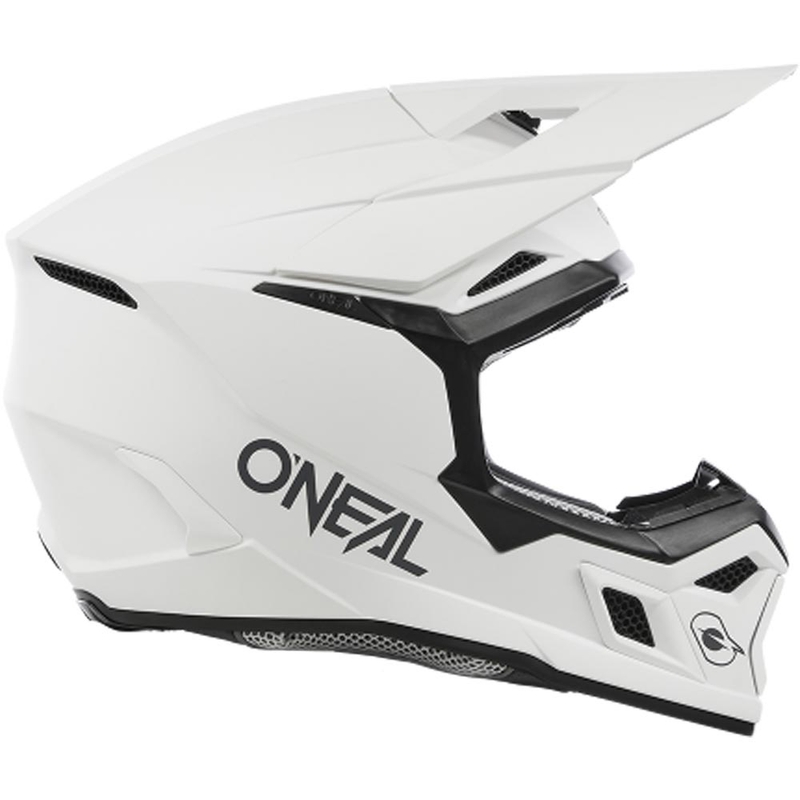 Motokrossi kiiver O´Neal 3SRS Solid mattvalge