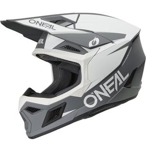Motokrossi kiiver O´Neal 3SRS Solid matt valge-hall