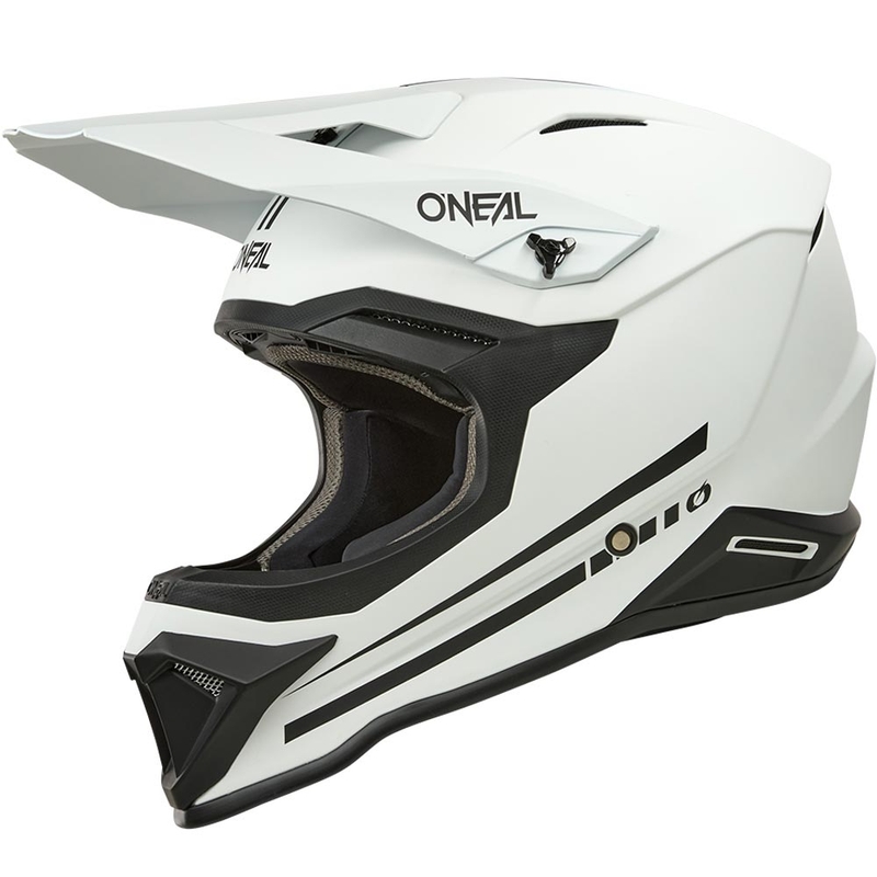 Motokrossi kiiver O´Neal 1SRS Solid mattvalge