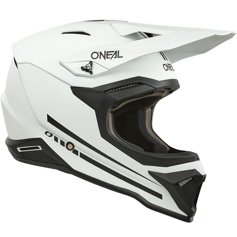 Motokrossi kiiver O´Neal 1SRS Solid mattvalge
