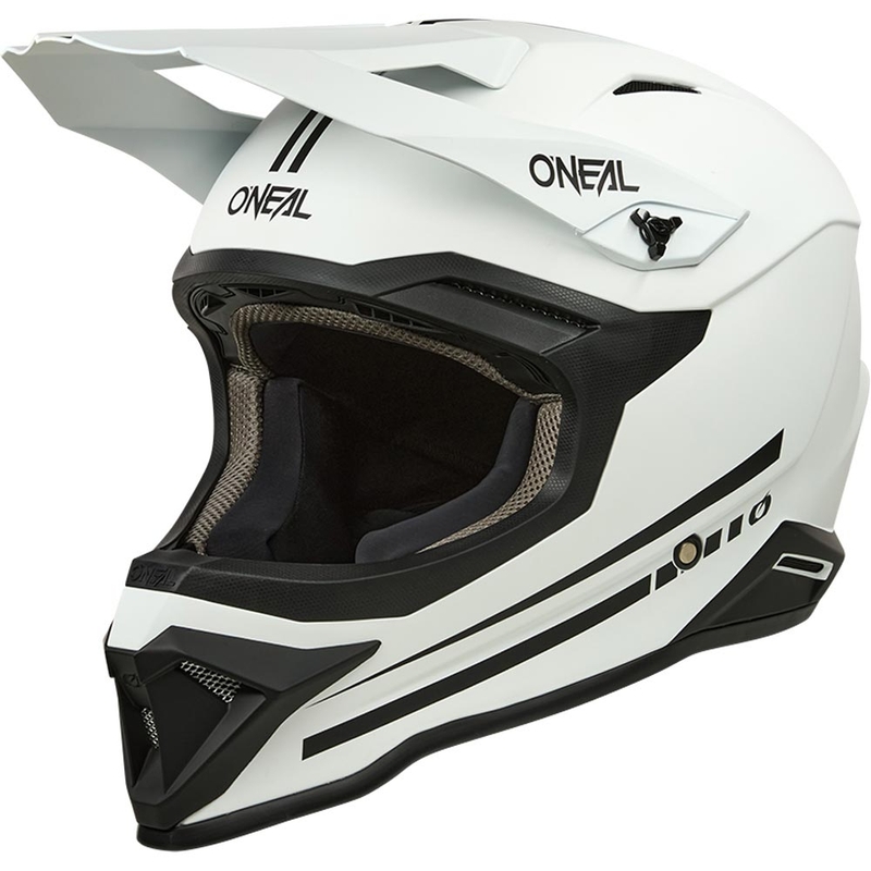 Motokrossi kiiver O´Neal 1SRS Solid mattvalge