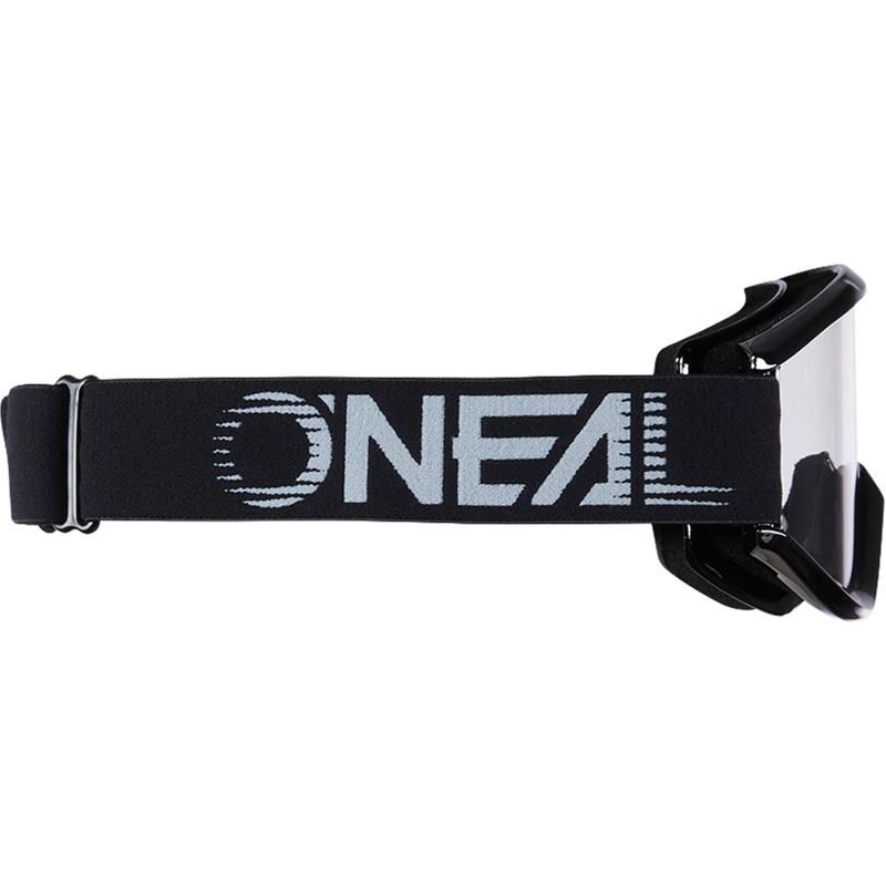 Motokrossiprillid O´Neal B-Zero mustad (läbipaistev pleksiklaas)