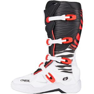 Krossisaapad O´Neal 3SRS Zebra must-valge-punane