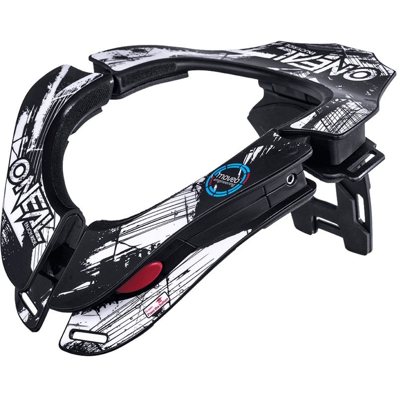 O´Neal Tron Shocker kaelakaitse must-valge