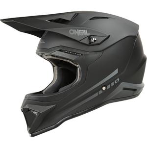 Laste motokrossikiiver O'Neal 3SRS Solid matt must