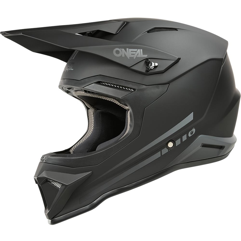 Laste motokrossikiiver O'Neal 3SRS Solid matt must