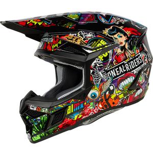 Laste motokrossikiiver O'Neal 3SRS Crank matt mitmevärviline