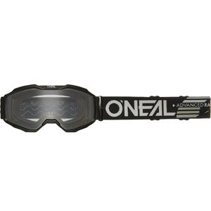 O'Neal B-10 Solid laste motokrossiprillid mustad läbipaistva läätsega