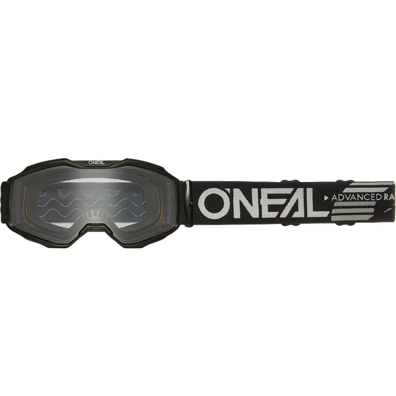 O'Neal B-10 Solid laste motokrossiprillid mustad läbipaistva läätsega