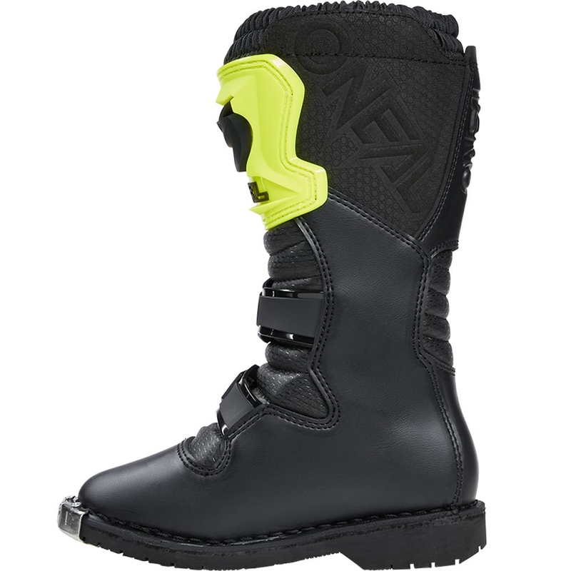 O'Neal Rider PRO laste krossisaapad must-kollane