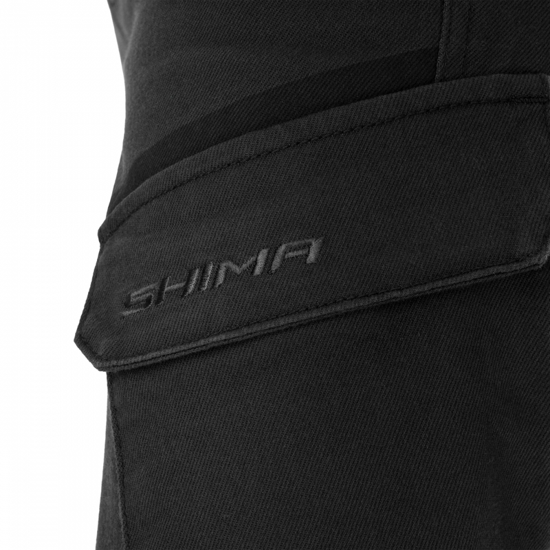 Shima Recon pikendatud mootorrattapüksid mustad
