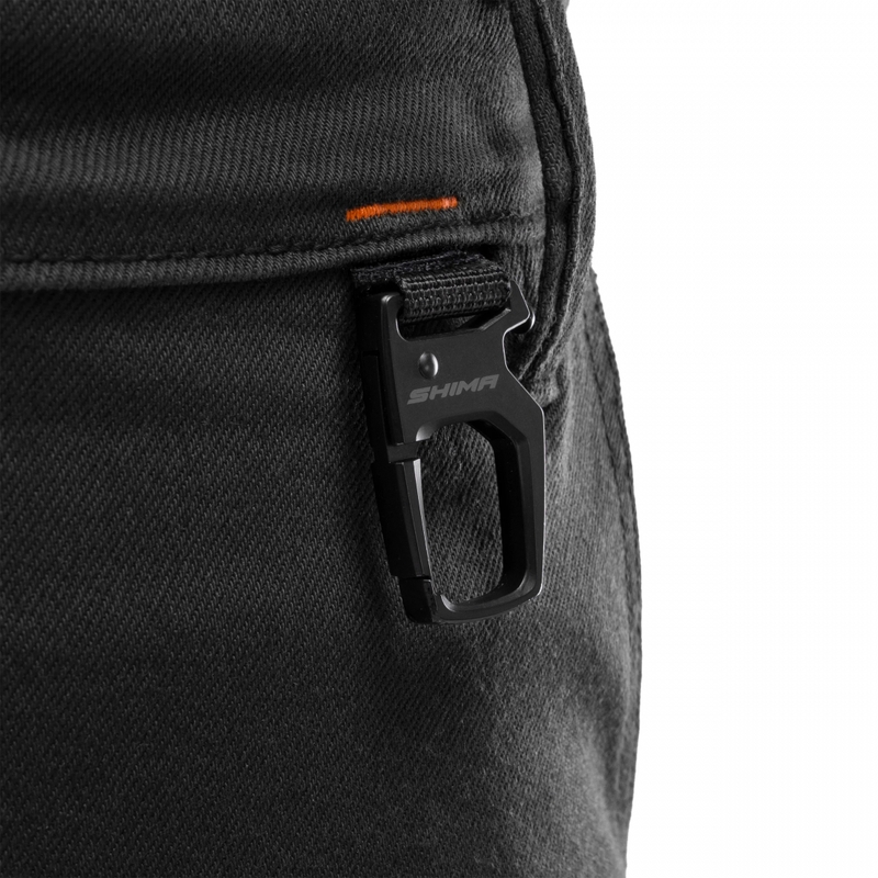 Shima Recon pikendatud mootorrattapüksid mustad