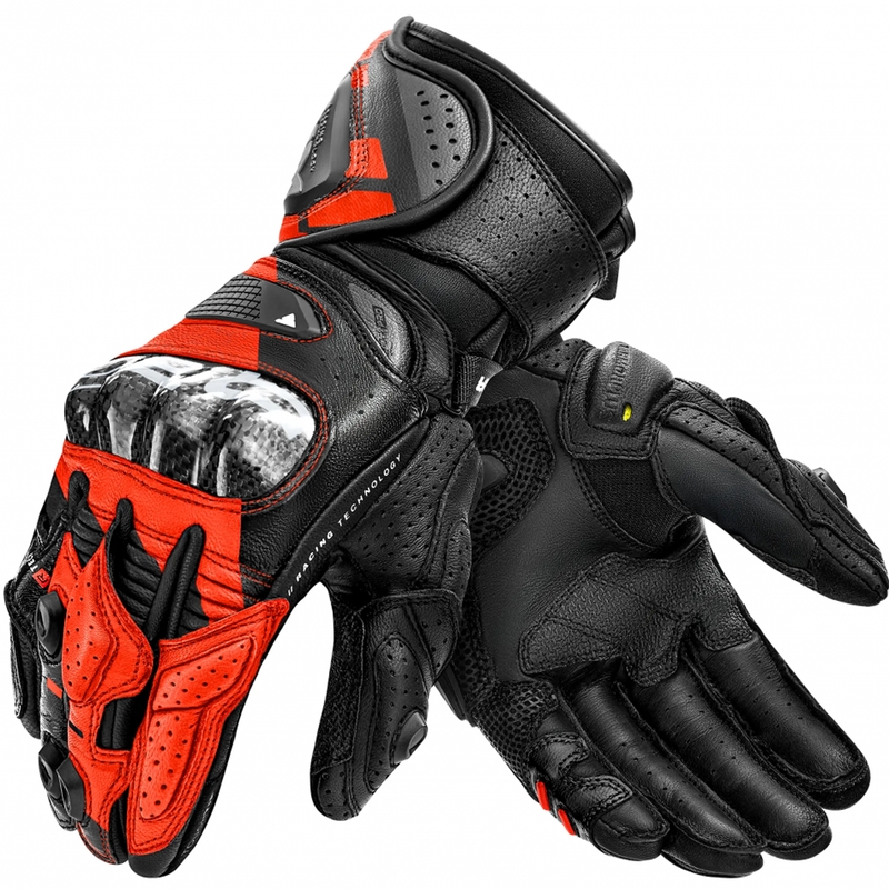 Mootorratta kindad Shima RS-3 fluo punased