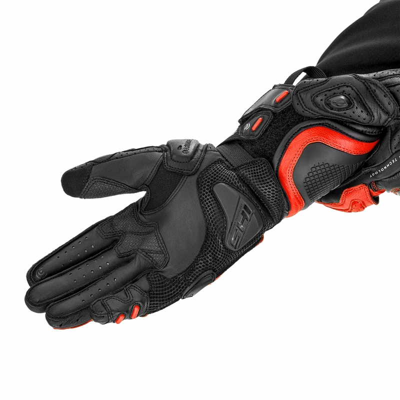 Mootorratta kindad Shima RS-3 fluo punased