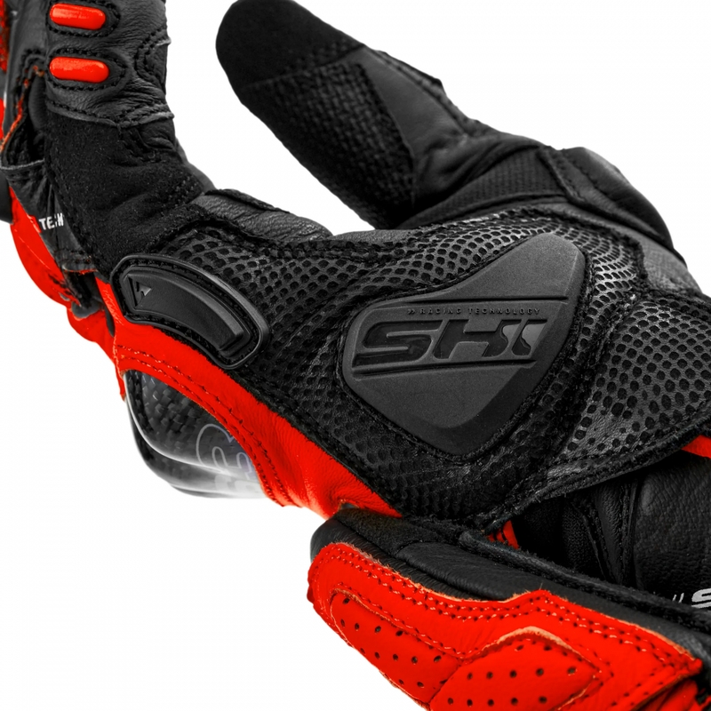 Mootorratta kindad Shima RS-3 fluo punased