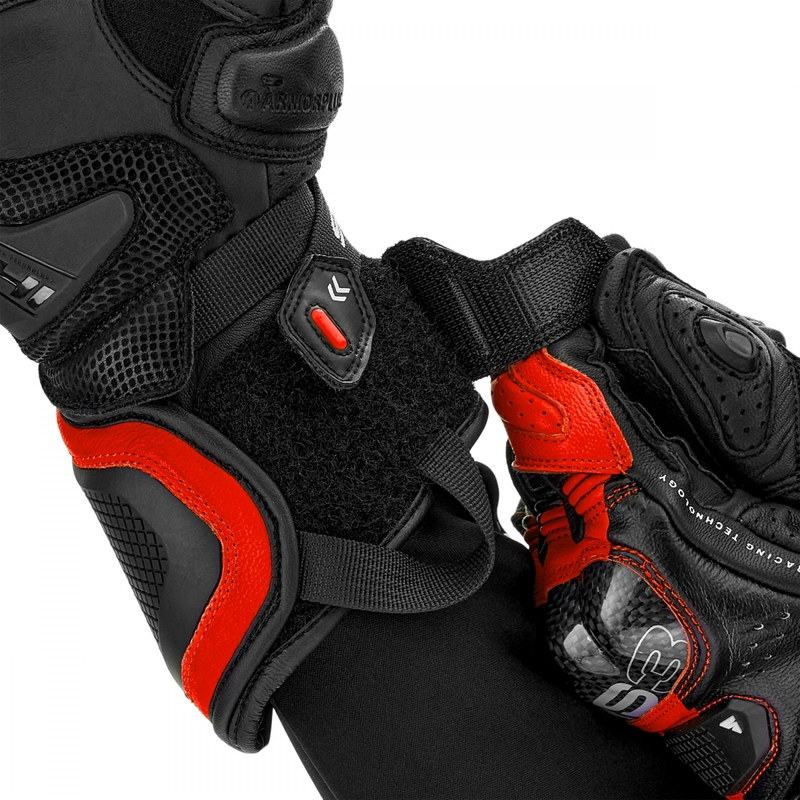 Mootorratta kindad Shima RS-3 fluo punased