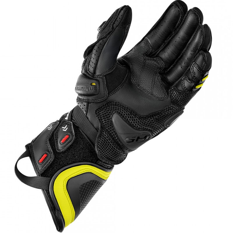 Shima RS-3 mootorratta kindad fluo-kollased