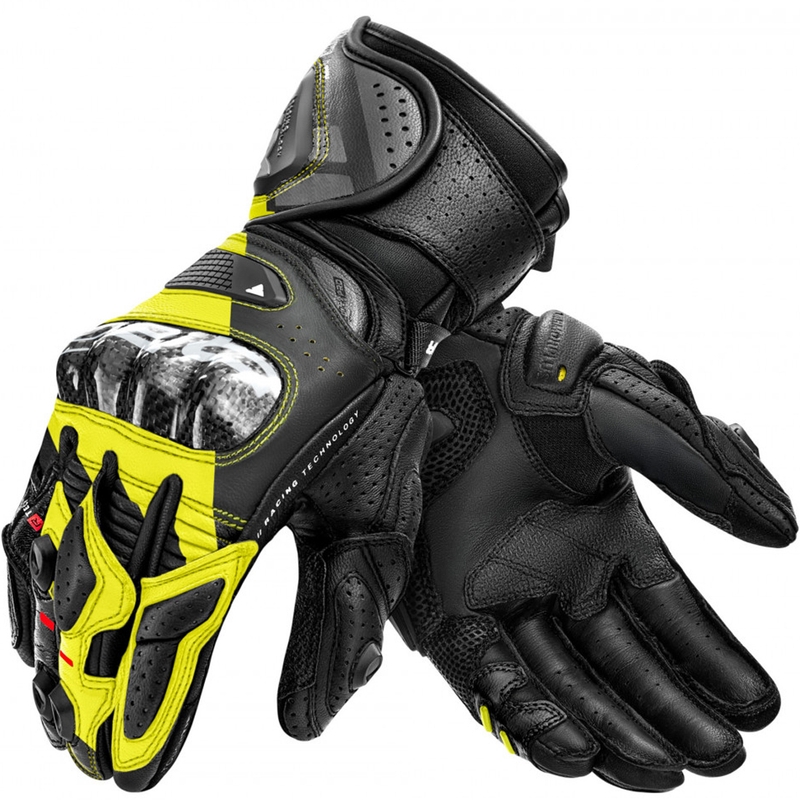 Shima RS-3 mootorratta kindad fluo-kollased