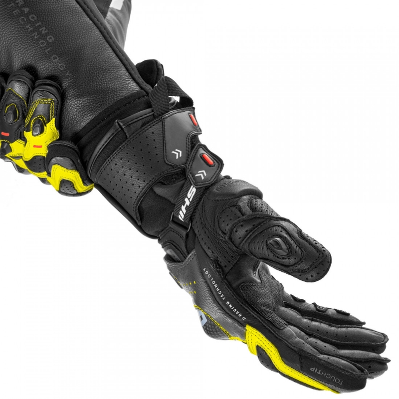 Shima RS-3 mootorratta kindad fluo-kollased