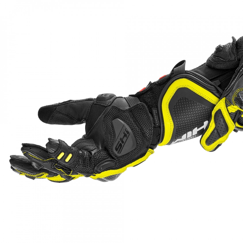Shima RS-3 mootorratta kindad fluo-kollased