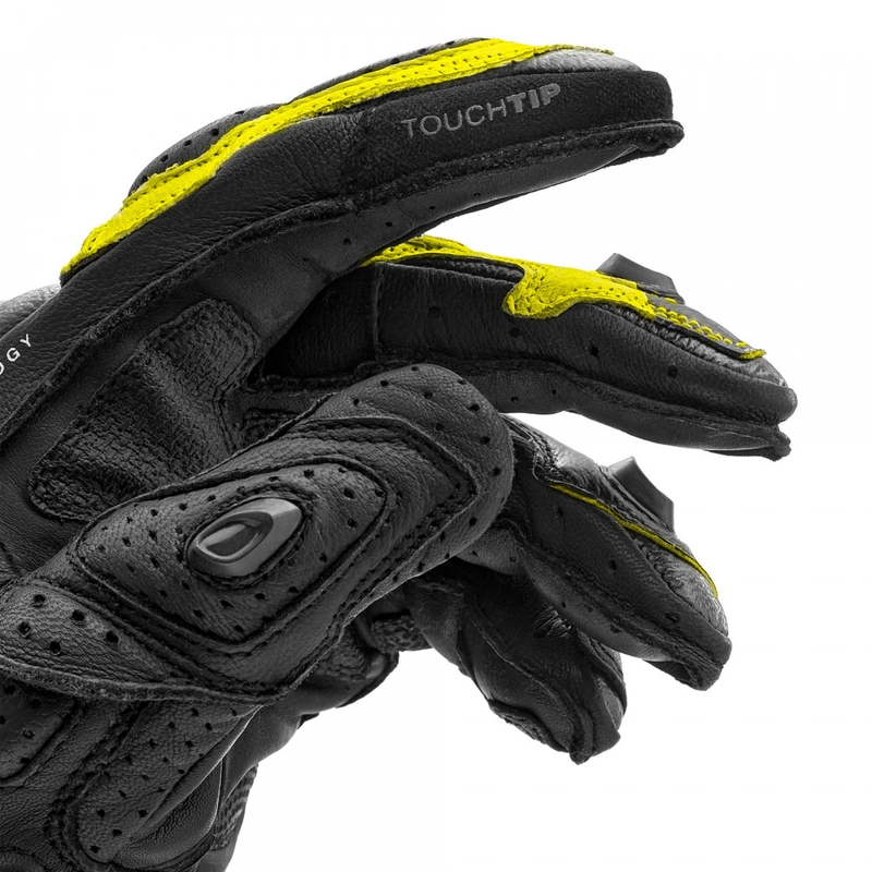 Shima RS-3 mootorratta kindad fluo-kollased