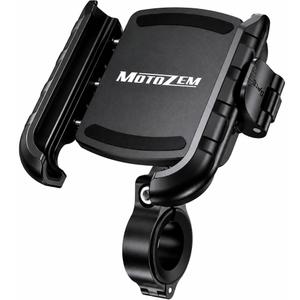 Vibratsioonivastane telefonihoidik MotoZem M8SP-S-C1 must