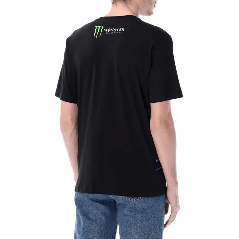 Fabio Quartararo Monster Energy Logo T-särk must