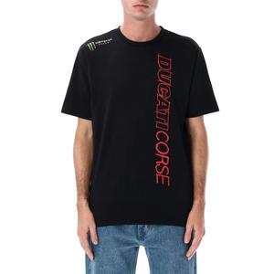 Ducati Corse Monster Energy T-särk musta logoga