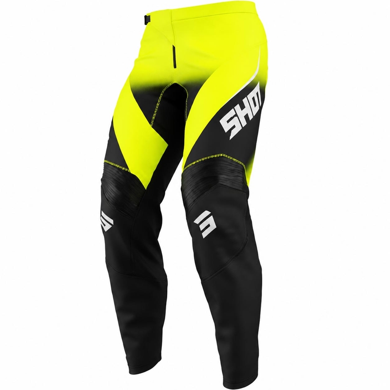 Motokrossipüksid Shot Draw Clash fluo-kollased